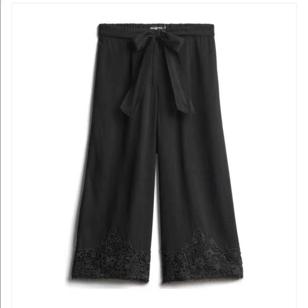 Karl Lagerfeld, mid-calf, wide-leg pants